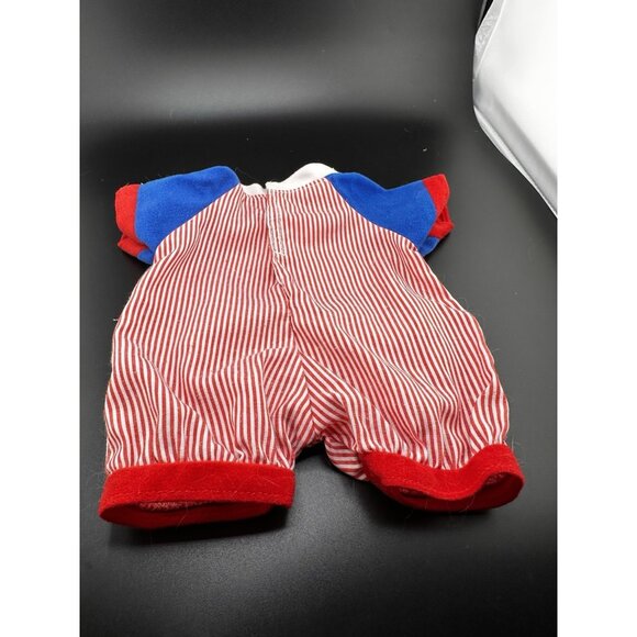 2006 Play Along Cabbage Patch Kid Babies Baseball Red White Striped Romper VHTF - Picture 8 of 14